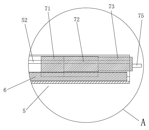 Automatic slag stopping cap adding device for tapping hole and using method