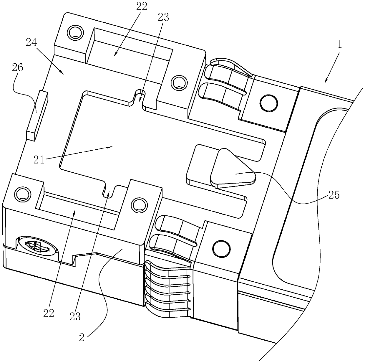 Unlocking structure of pluggable optical module