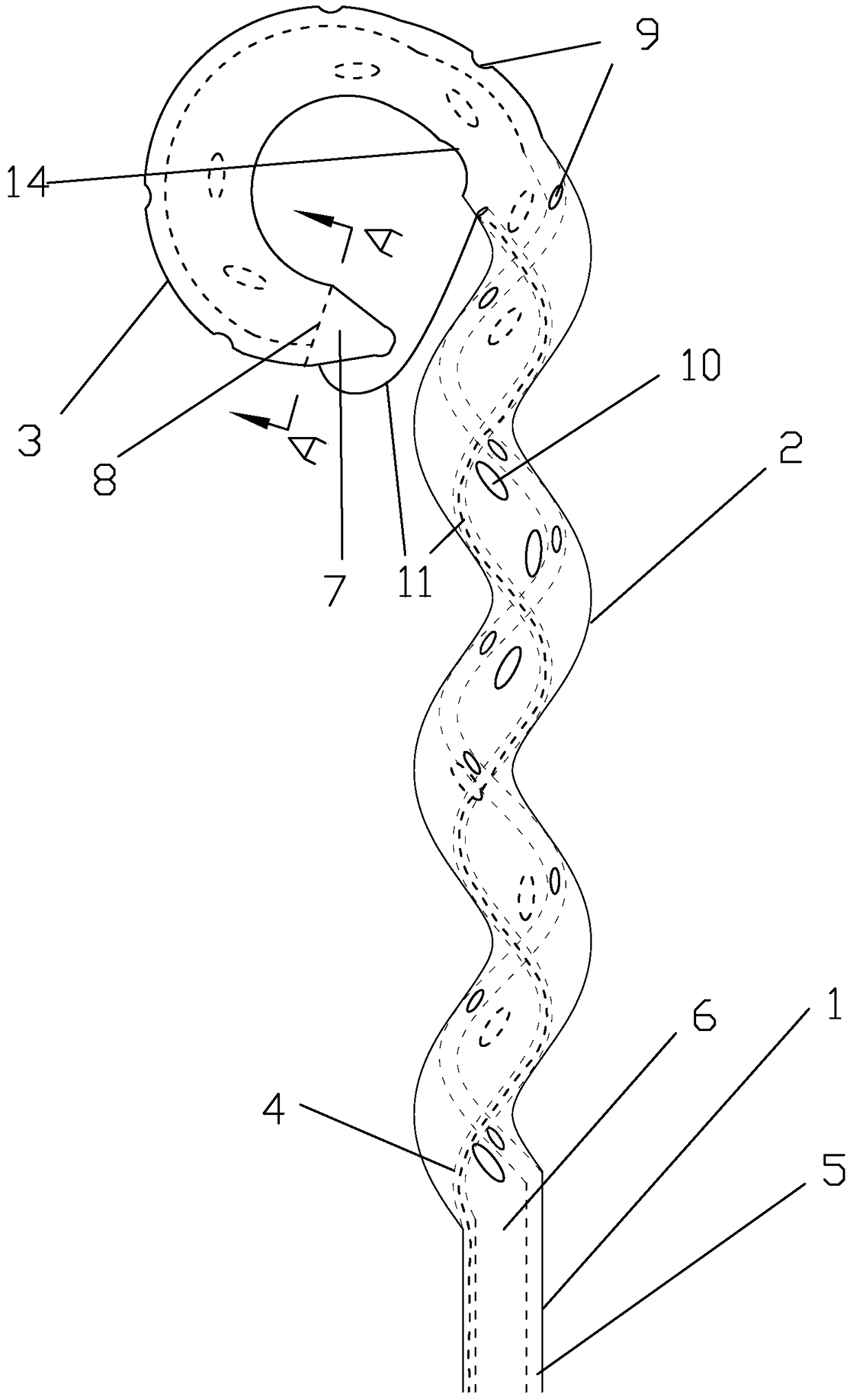 loop nasobiliary irrigation tube