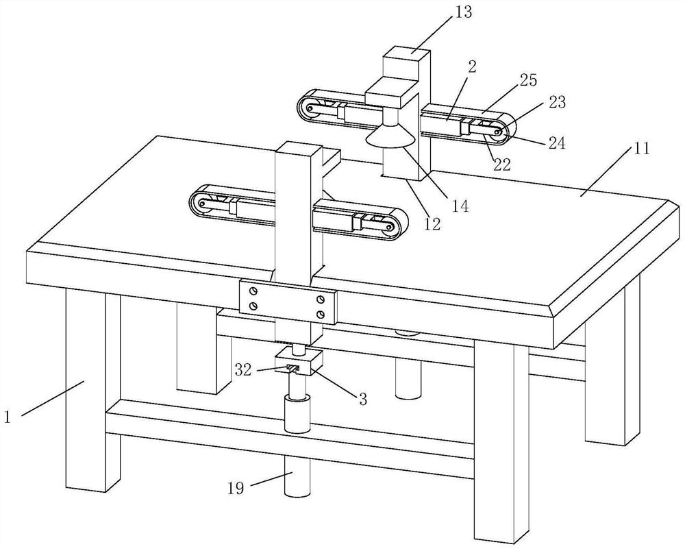 Garment cutting auxiliary negative pressure clamping device