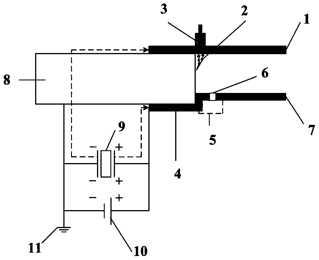 Sectioned-anode pulse plasma thruster with high specific impulse