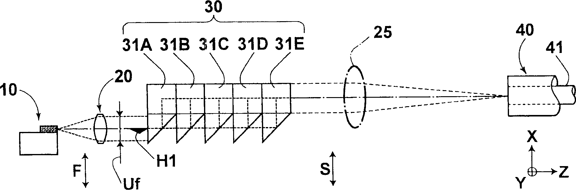 Laser multiplex transmission apparatus