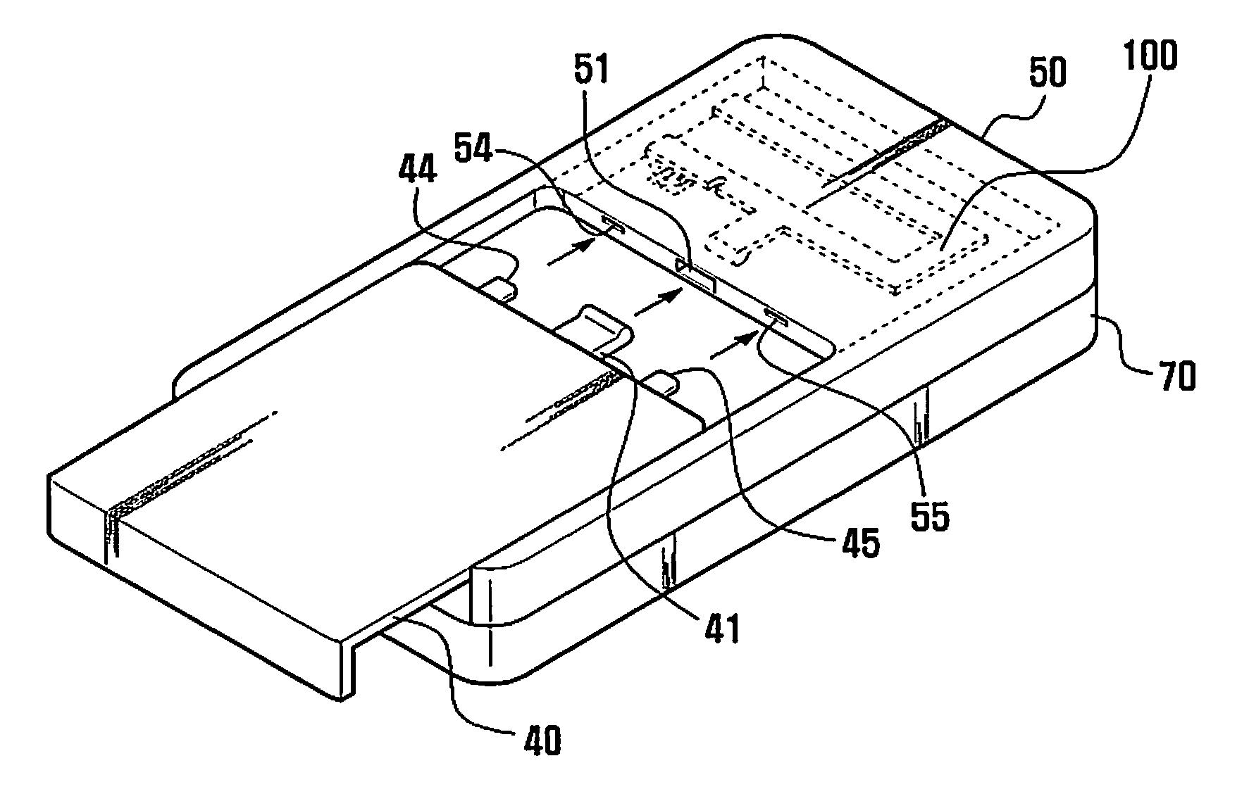 Antenna device of mobile terminal