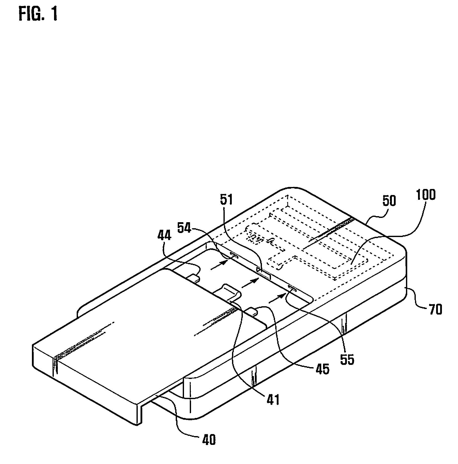 Antenna device of mobile terminal