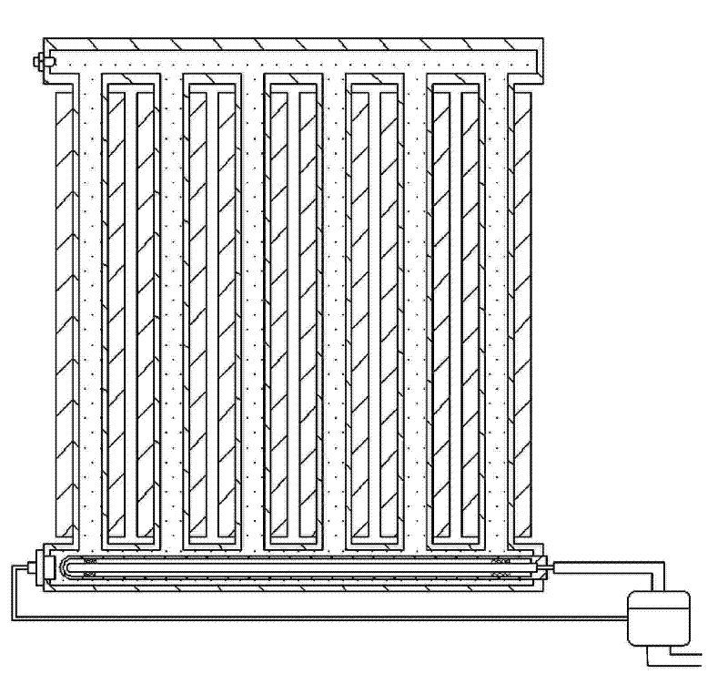 Electric heating superconductive radiator
