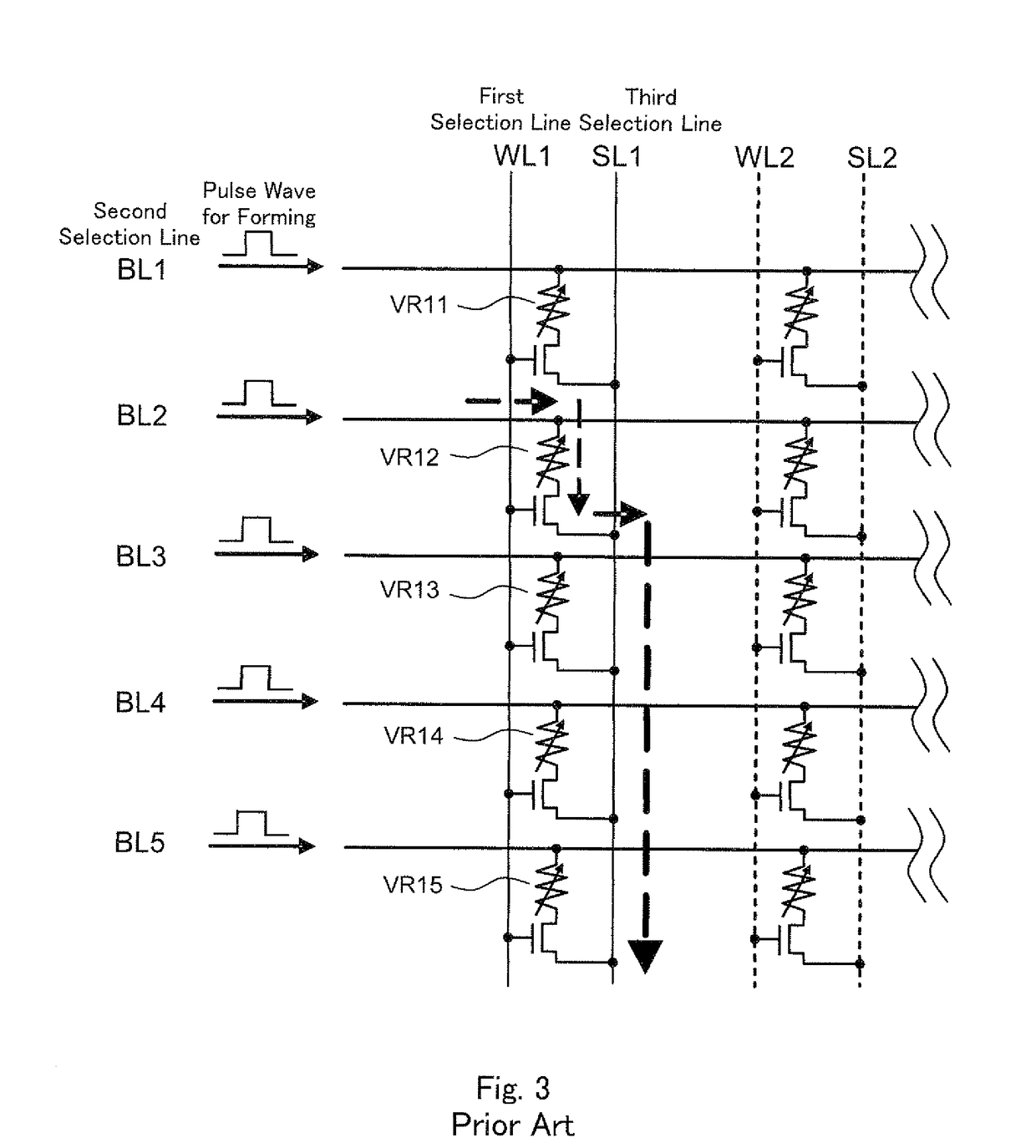 Control circuit for forming process on nonvolatile variable resistive element and control method for forming process