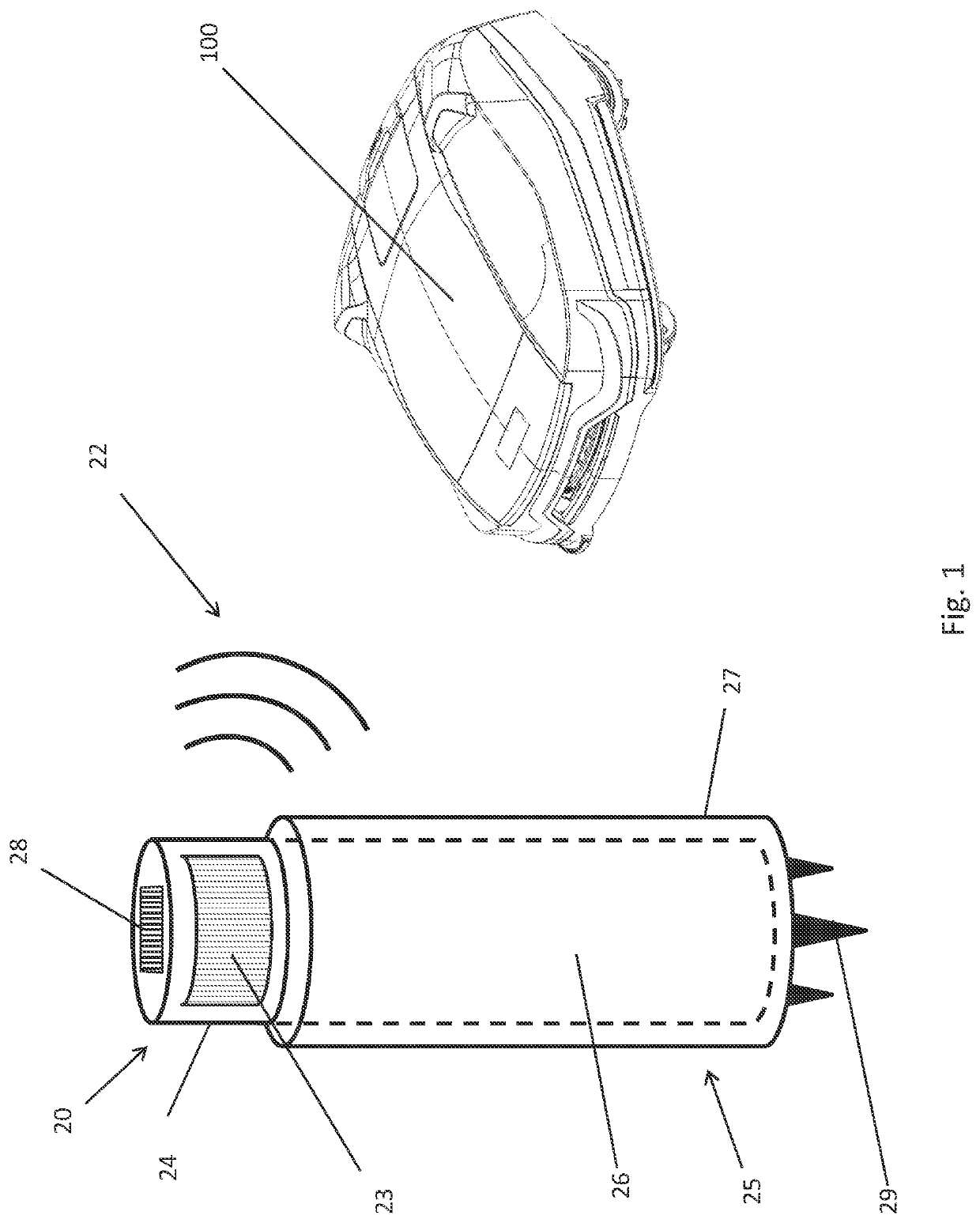 Electronic communication device for use in a navigation system