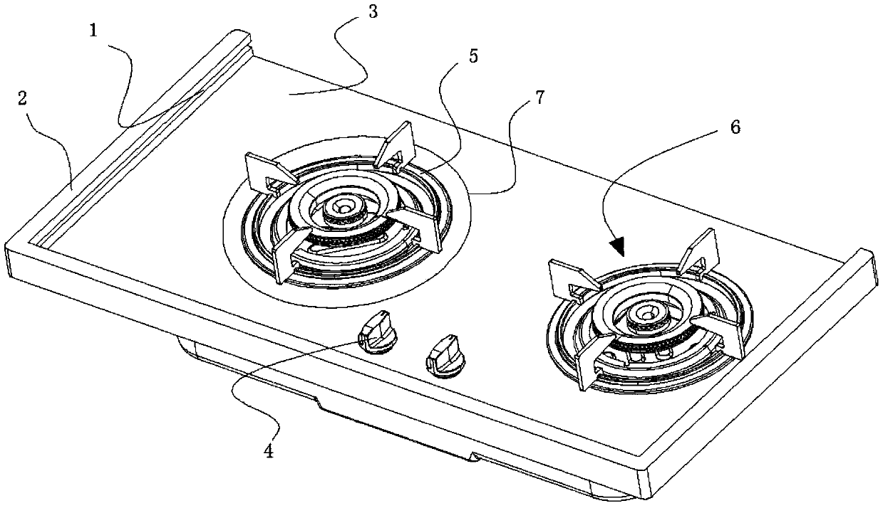 Air curtain stove