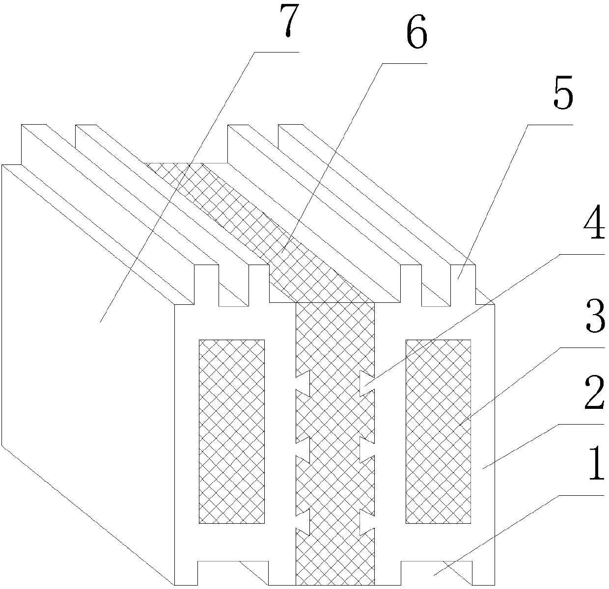 Sound absorption wall brick