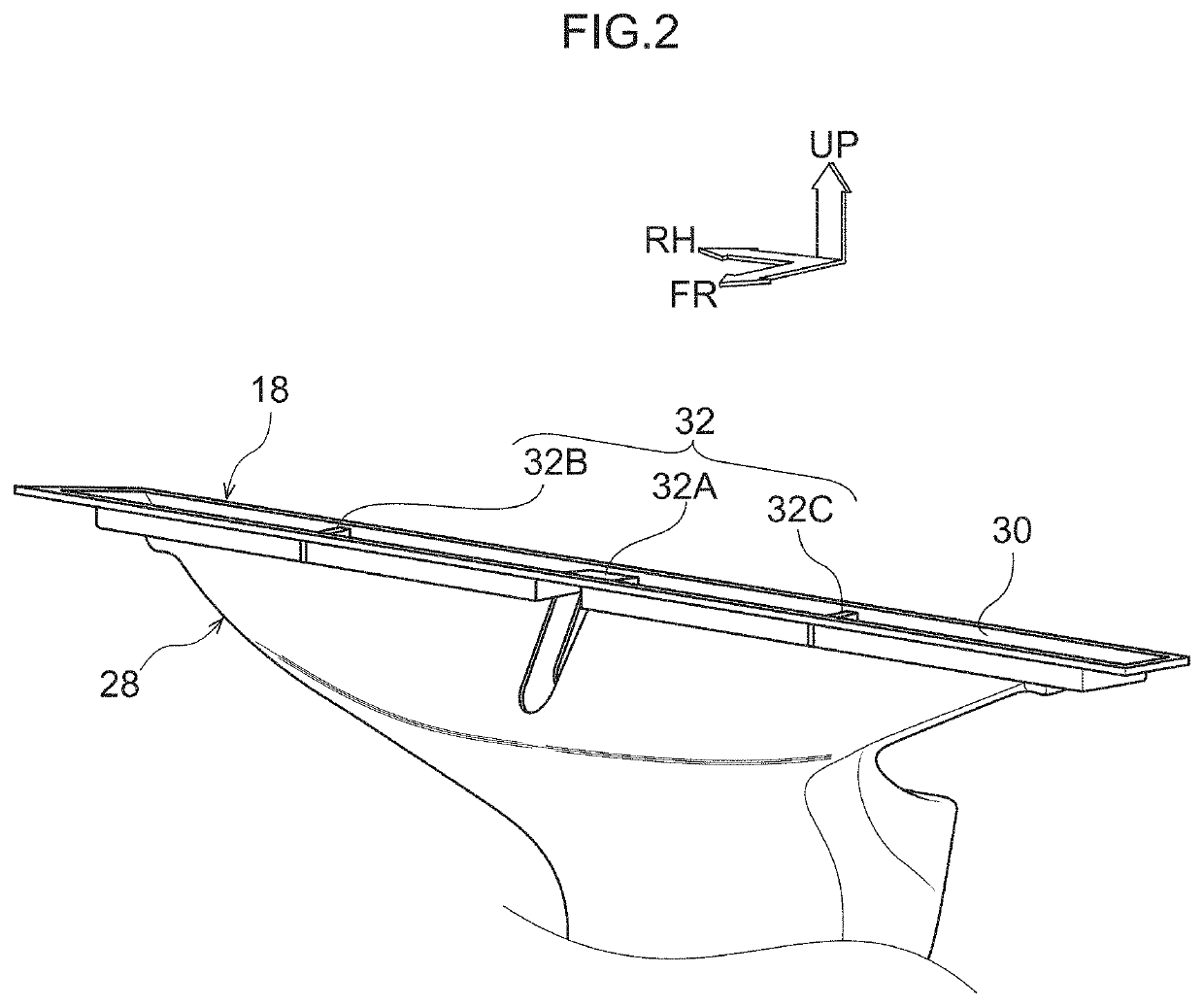 Front defroster nozzle