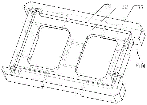 Packing buffer structure and buffering pack box