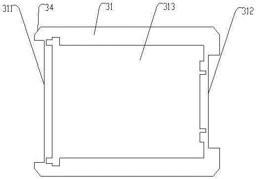 Packing buffer structure and buffering pack box