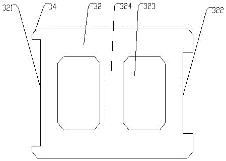 Packing buffer structure and buffering pack box