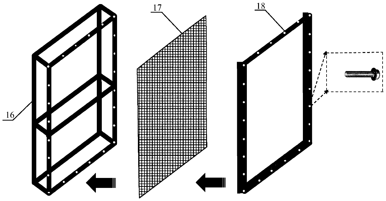 A sampling method of a three-dimensional visual simulation device for pollutant migration and transformation