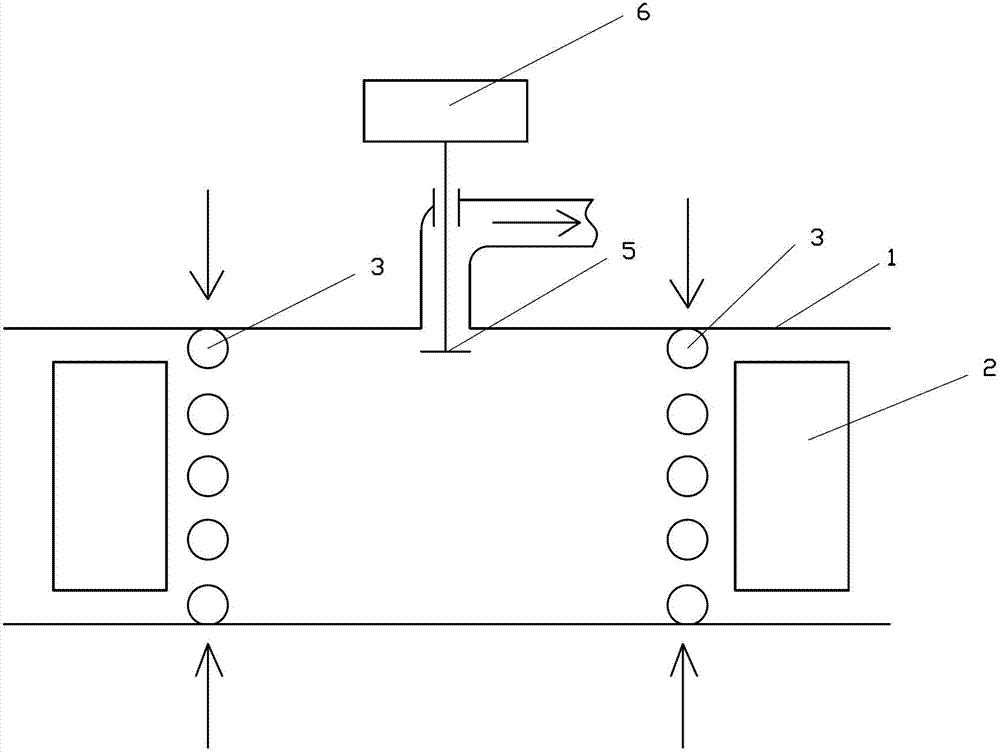 Direct-current ventilation four-stroke engine