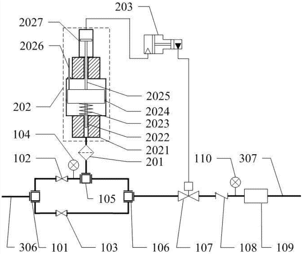 Submarine wellhead pressure indication and automatic adjustment device for deepwater dual-gradient drilling