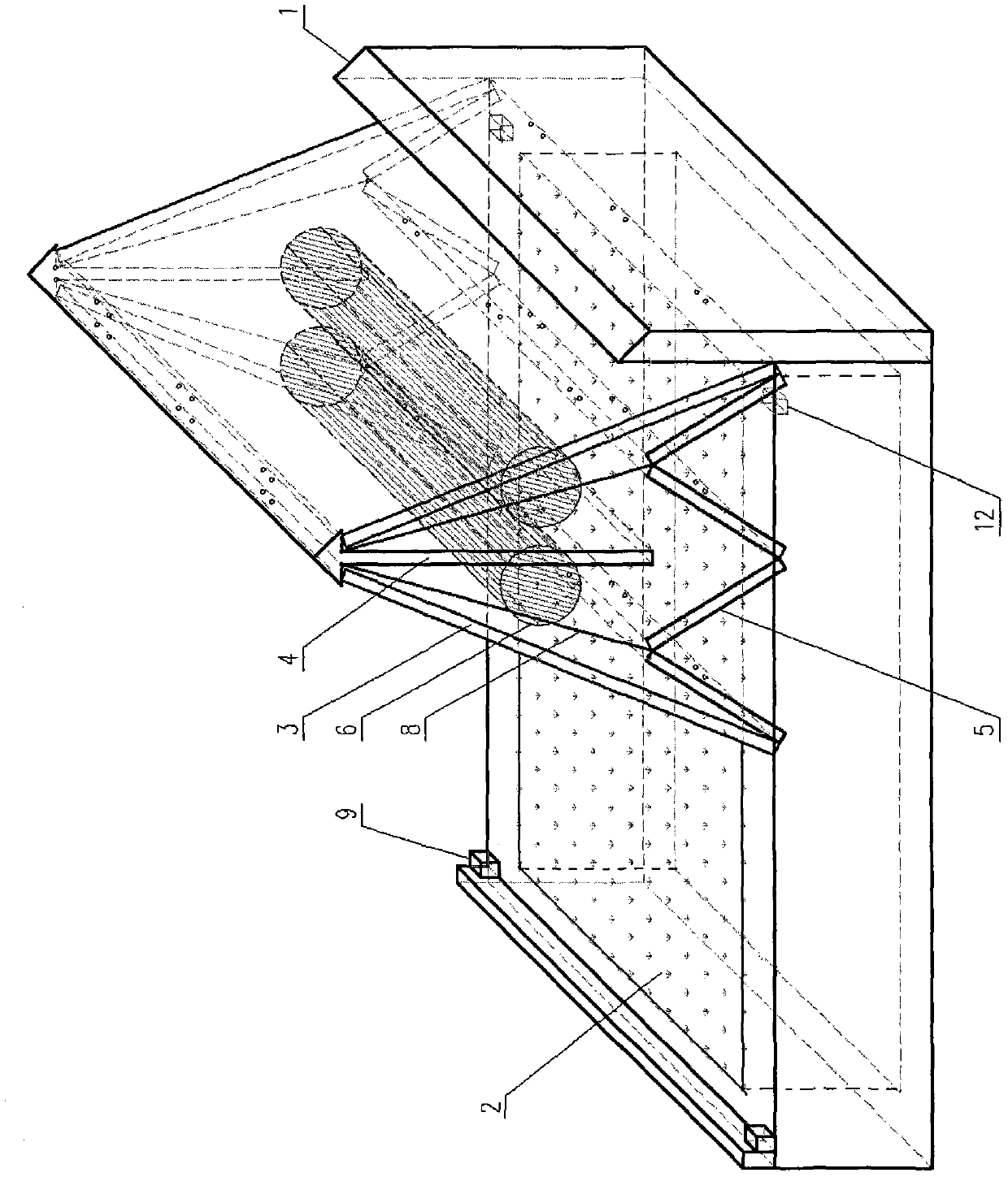 An inflatable anti-vibration bed