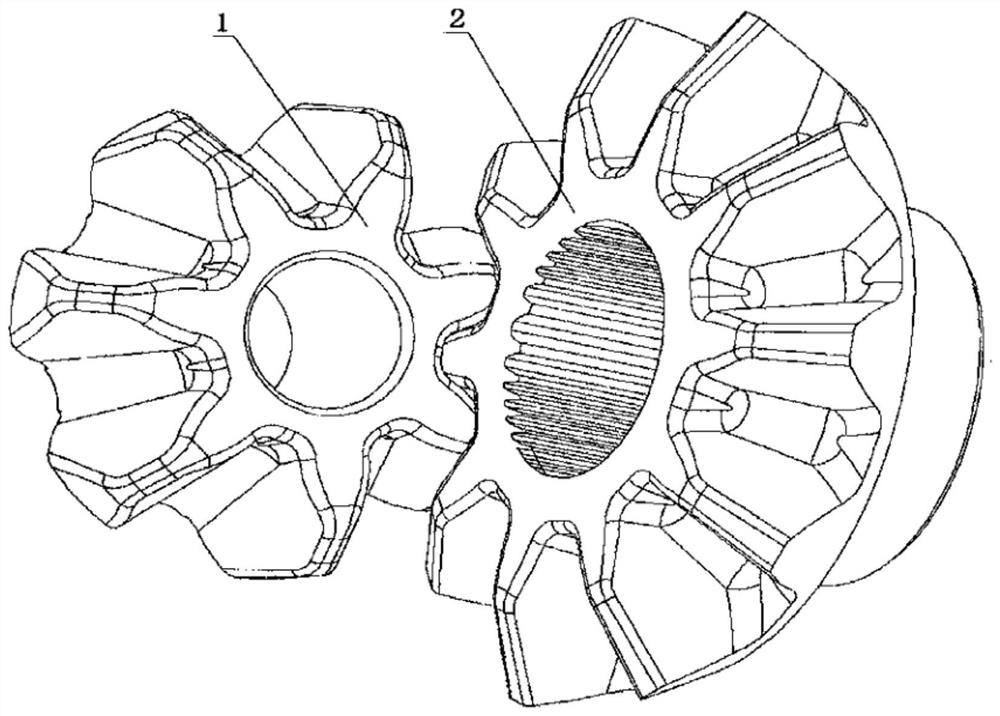 A Spherical Involute Straight Bevel Gear Pair and Its Tooth Profile Modification Method