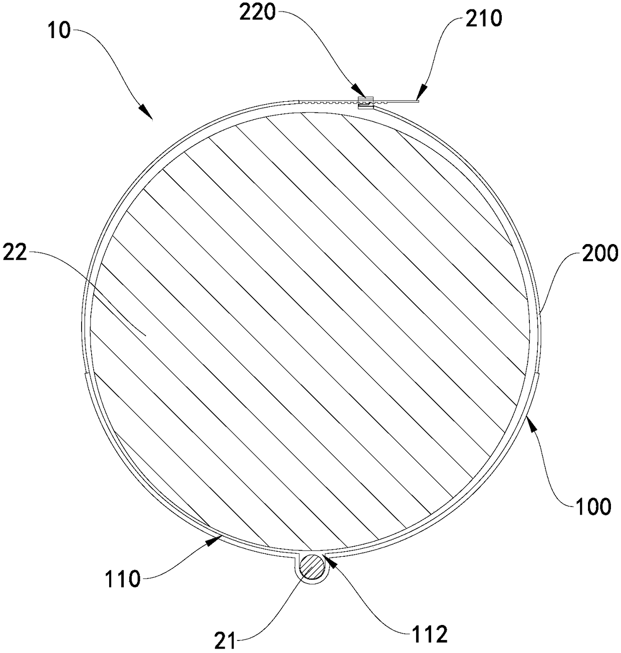 Vine resisting device and electrical equipment