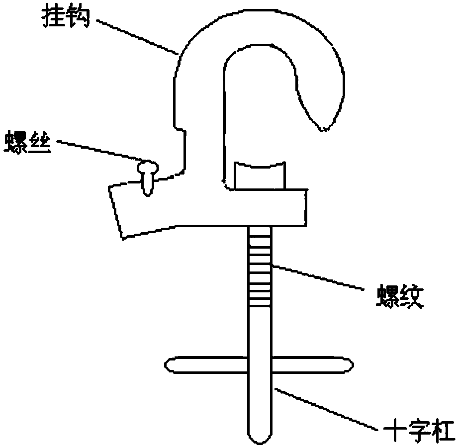 Insulating operating bar applied to lead lapping of 10kV distribution network