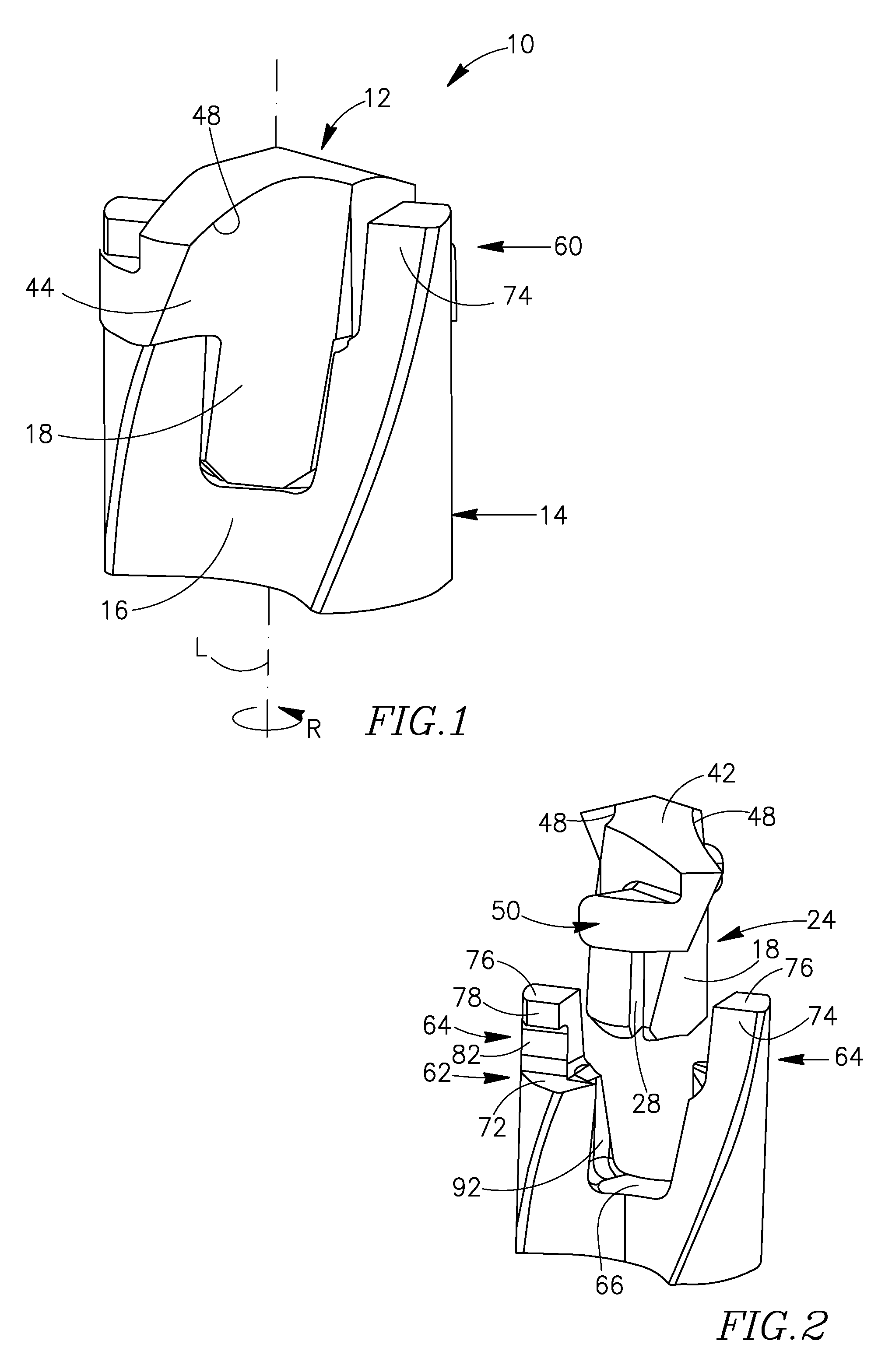Cutting Tool Having Releasably Mounted Self-Clamping Cutting Head