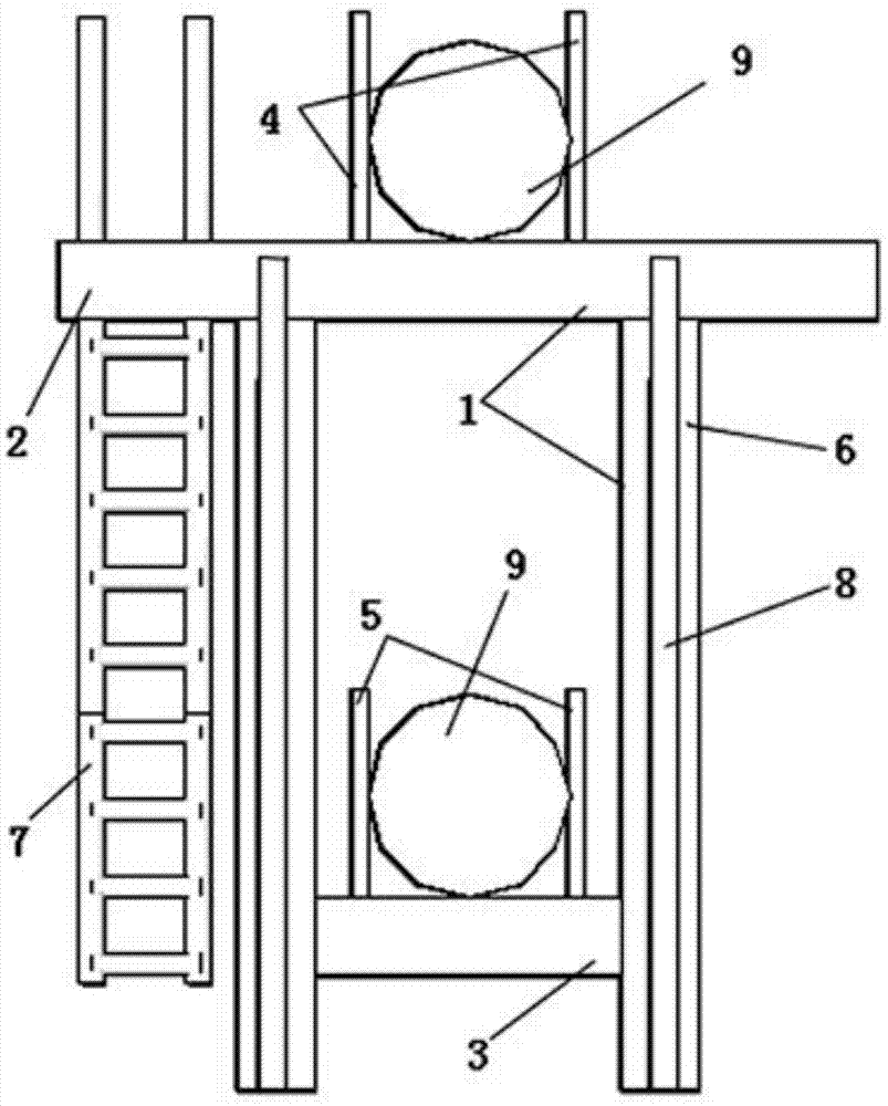 Tool used for fixing and installing boiler drum and use method thereof