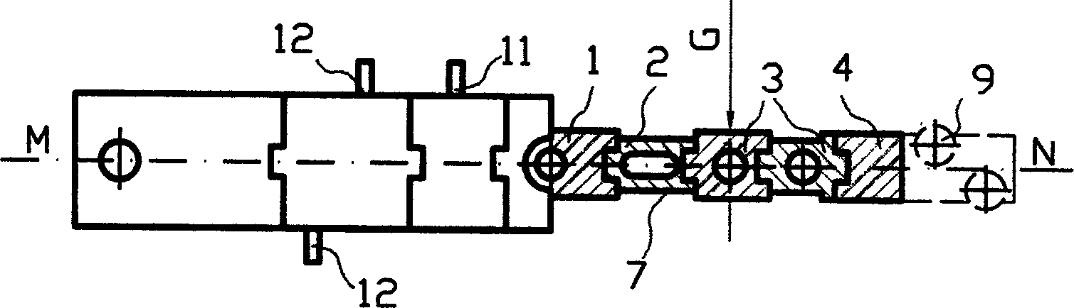 Automatic welding-torch for ultra narrow gap and consumable electrode under gas coverage, and preparation method