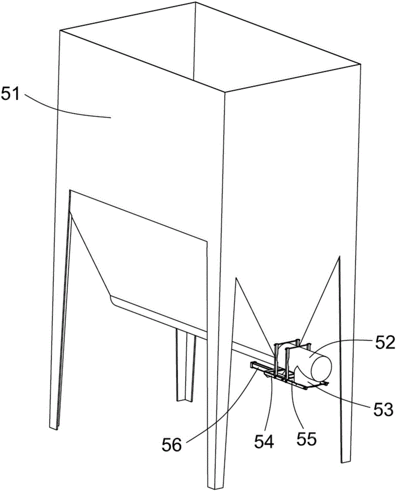 Material loading and unloading conveying mechanism