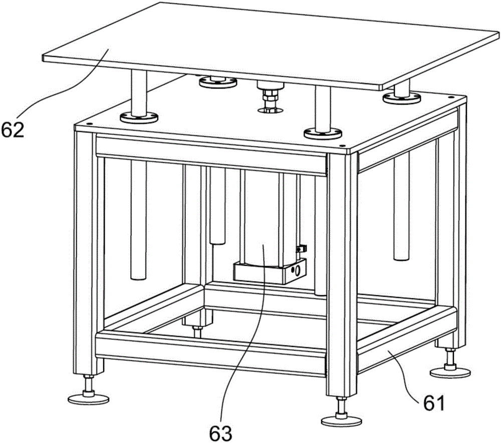 Material loading and unloading conveying mechanism