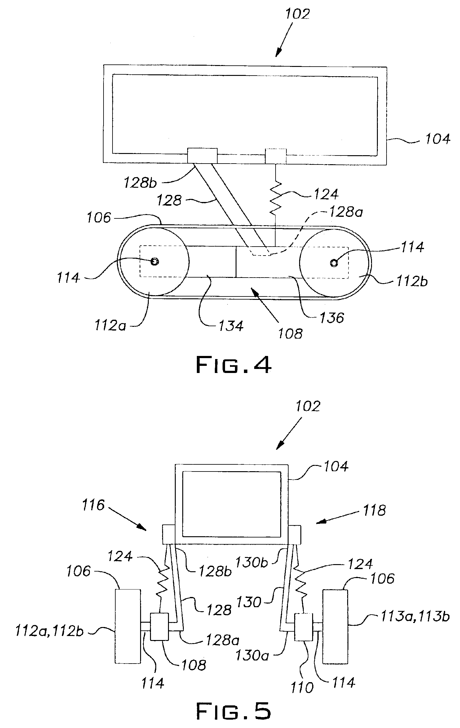 Stabilizer bar for independently suspended beam structure