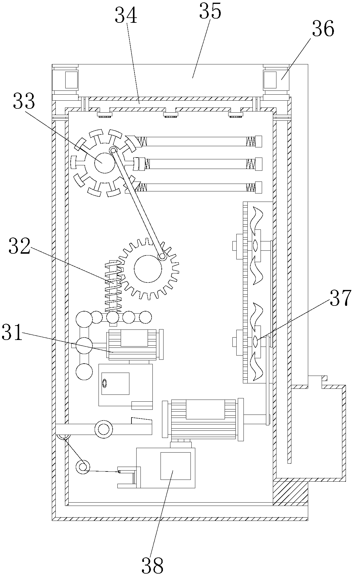 Multifunctional instrument cabinet of diagnosis and treatment table for otorhinolaryngology department