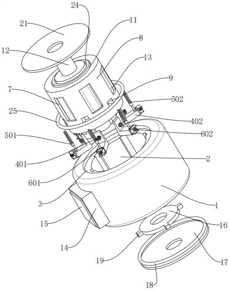 Quickly-assembled brushless motor coil holder and assembling method thereof