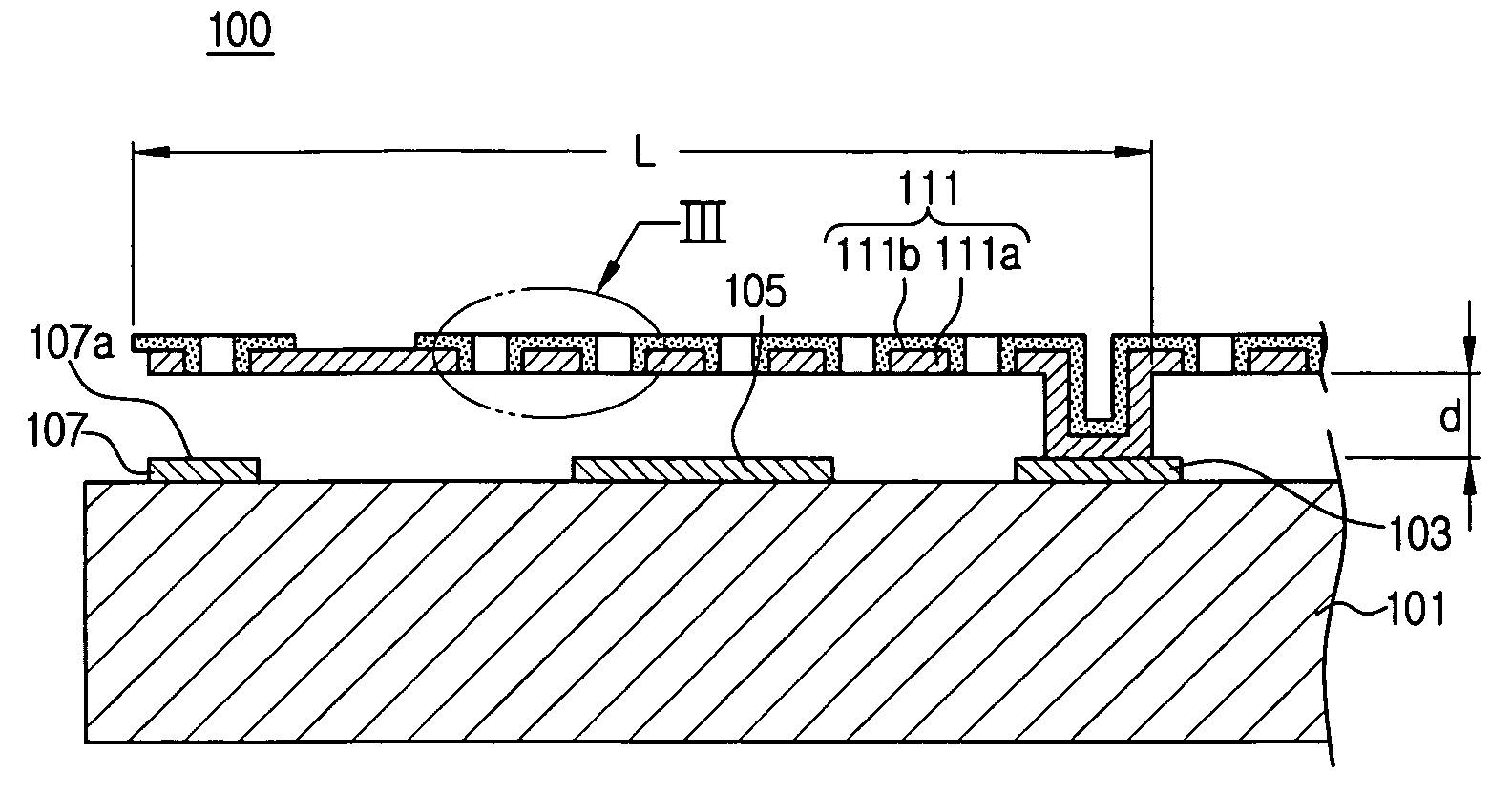 Micro thin-film structure, MEMS switch employing such a micro thin-film, and method of fabricating them