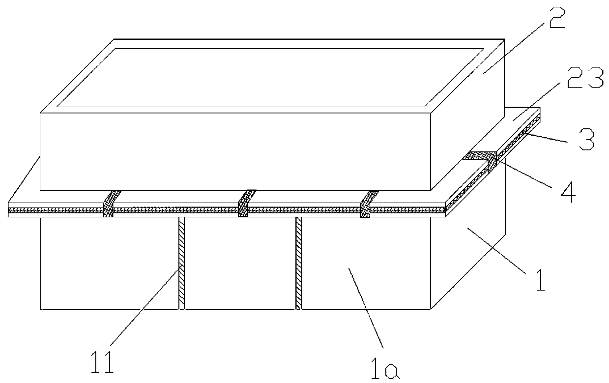 Device for manufacturing cement paste test-piece and application method thereof