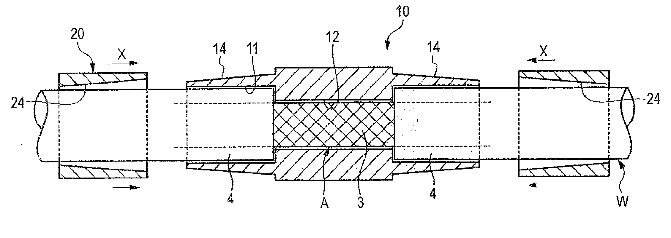 Water Stopping Structure and Water Stopping Method