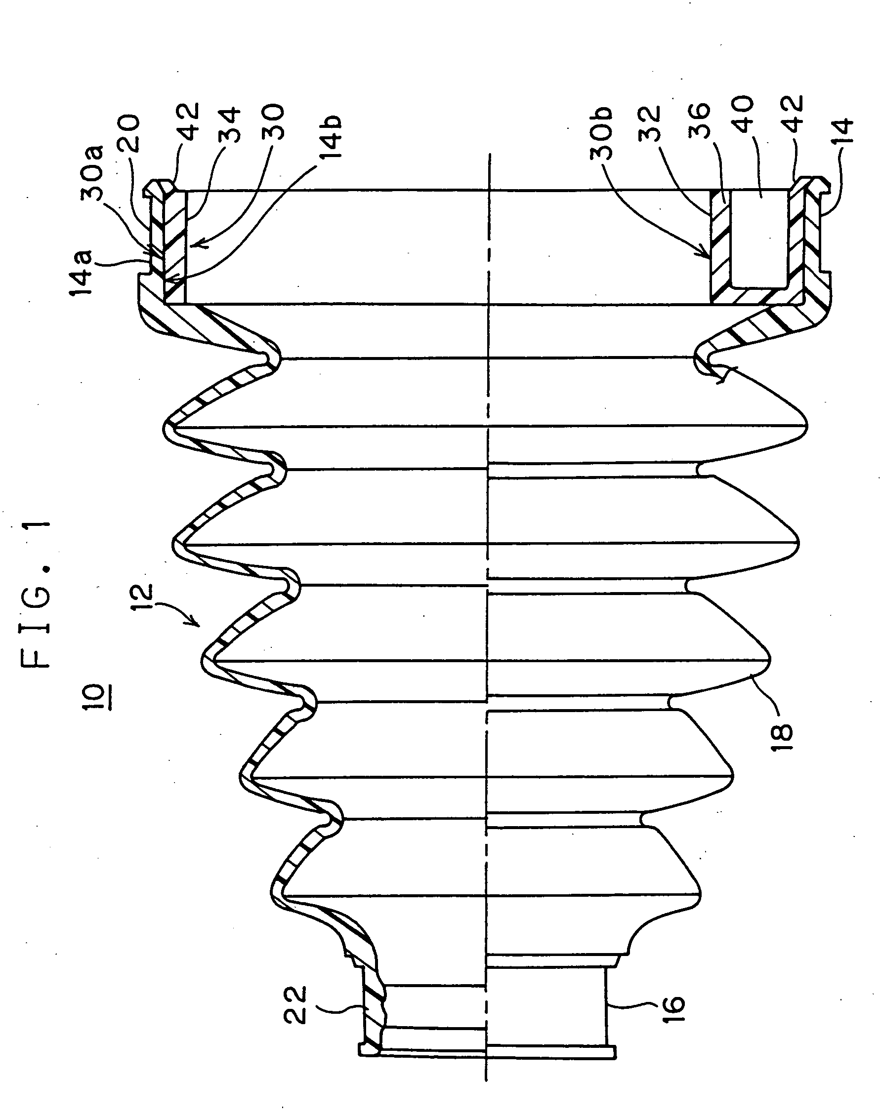 Method of producing resin joint boot