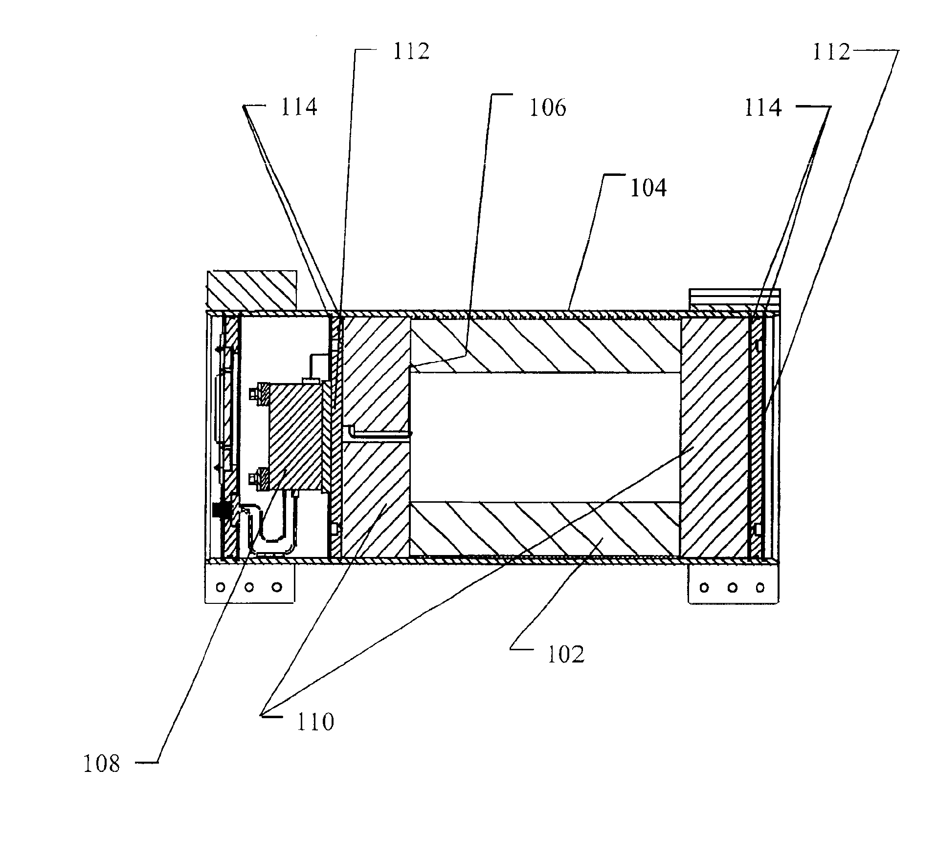 Rocket motor propellant temperature simulator