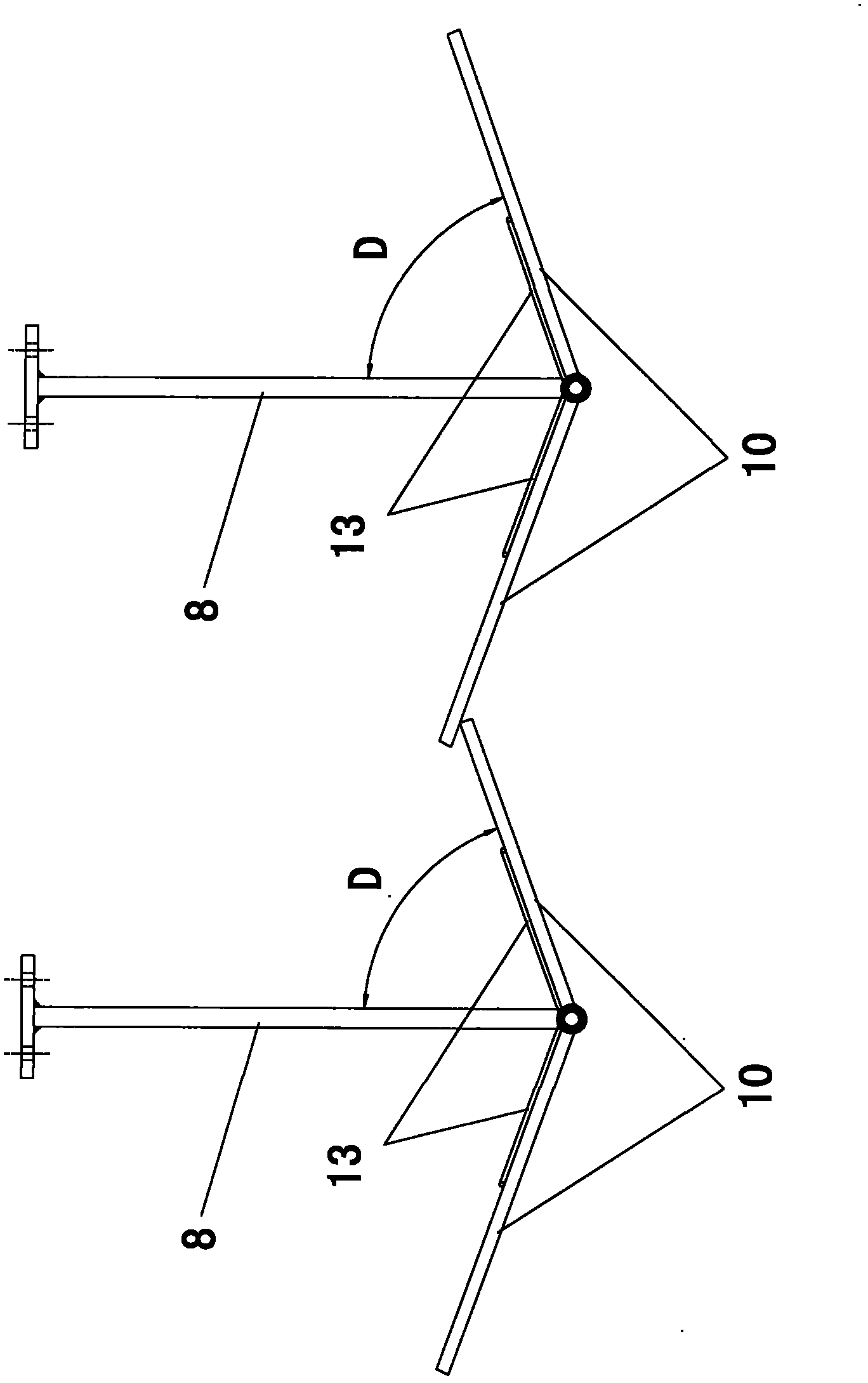 Buffer device of bulk material conveyor belt end point
