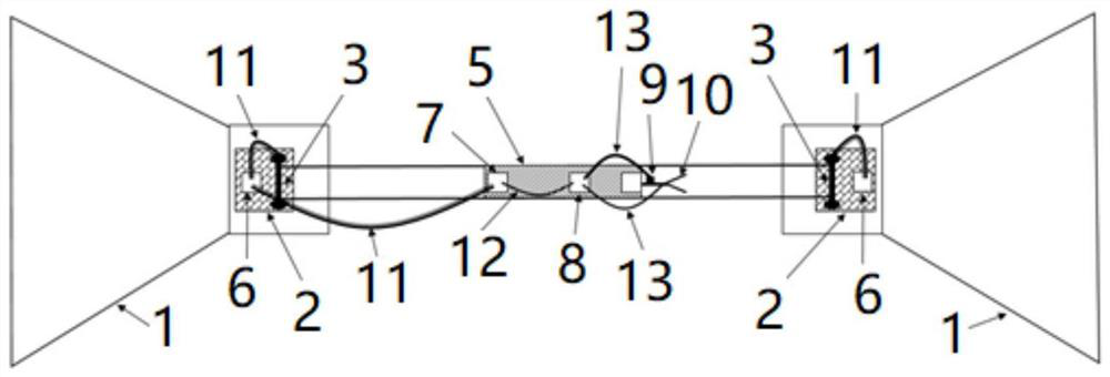 Bridge type wind measurement system