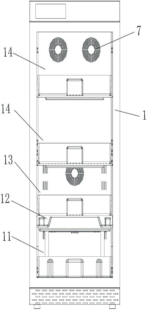Household vertical farm plantation cabinet and control method thereof