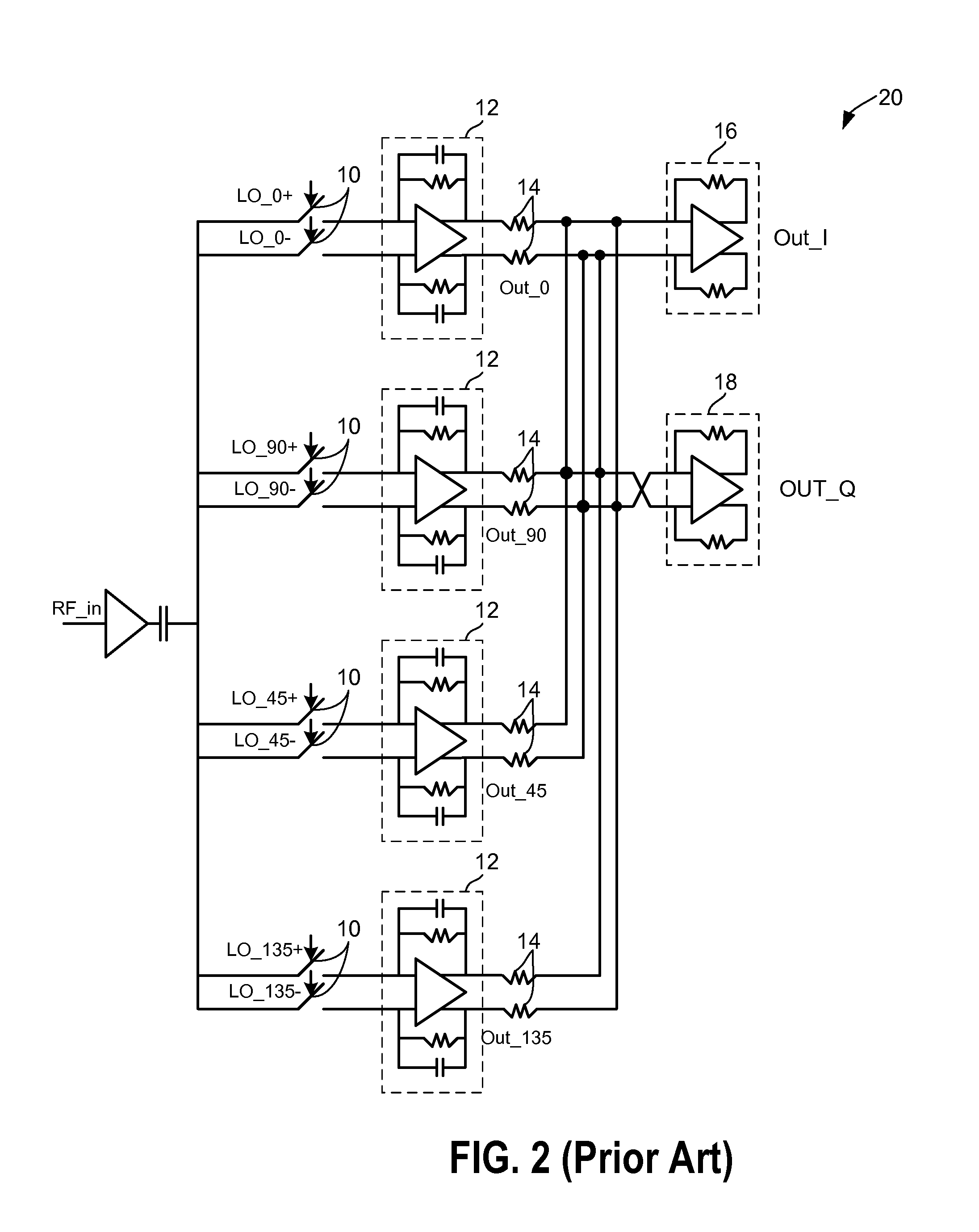 Harmonic Rejection Mixer Architecture with Reduced Sensitivity to Gain and Phase Mismatches