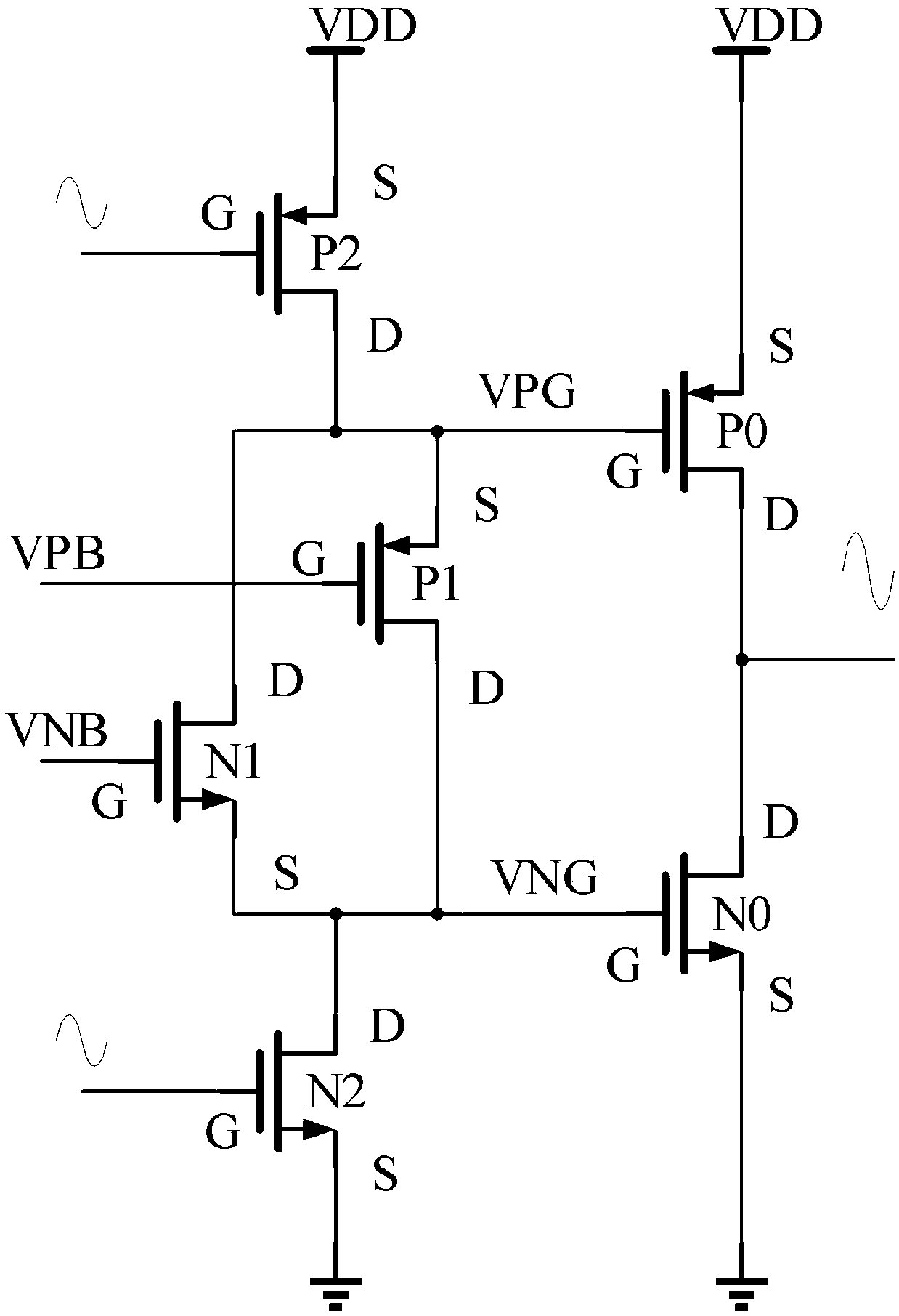 Class AB amplifier for sampling and controlling background noise based on operational amplifiers