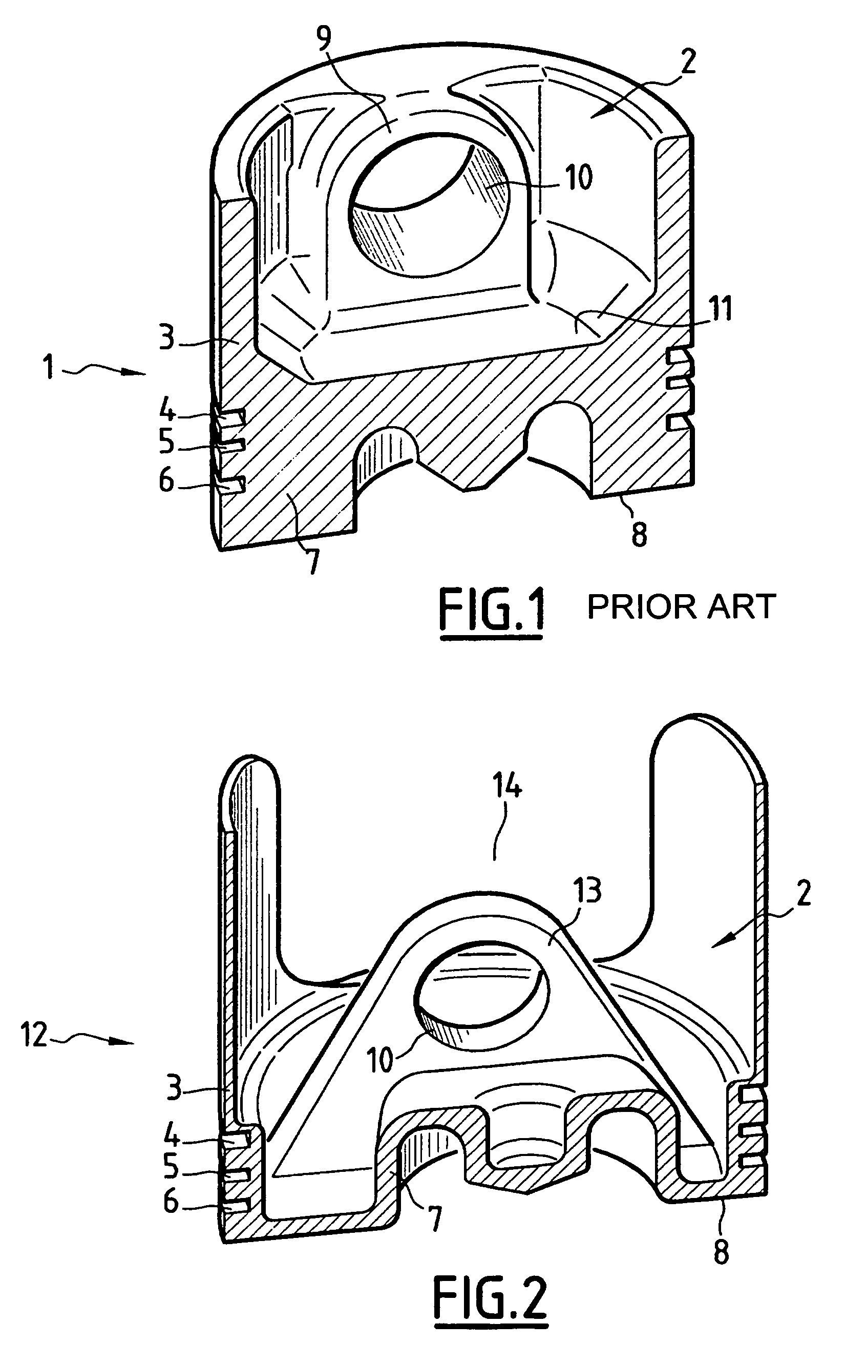 Method of manufacture of a piston for an internal combustion engine, and piston thus obtained
