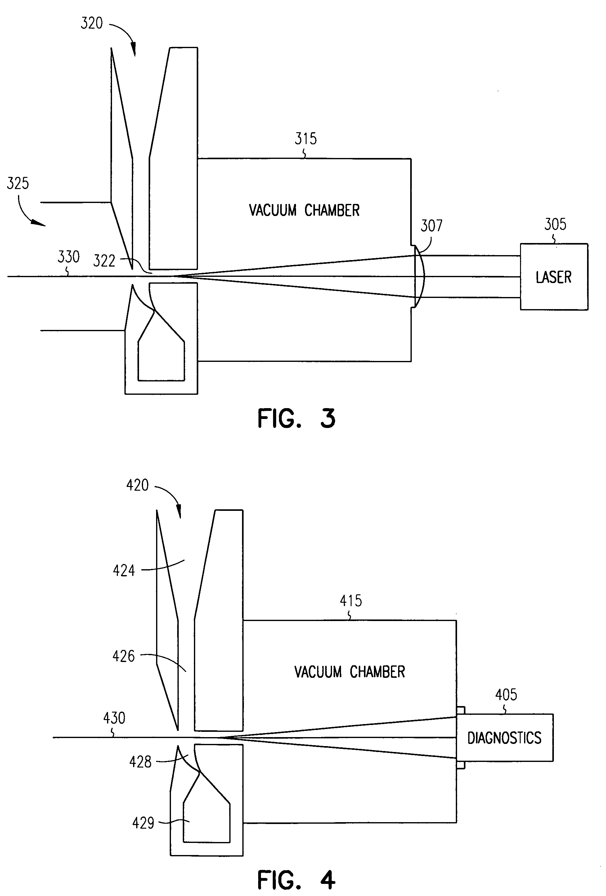 Aerodynamic window for generating and characterizing a filament