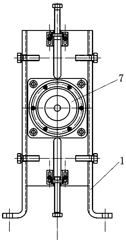 Power failure trigger type wire rope brake and its braking method