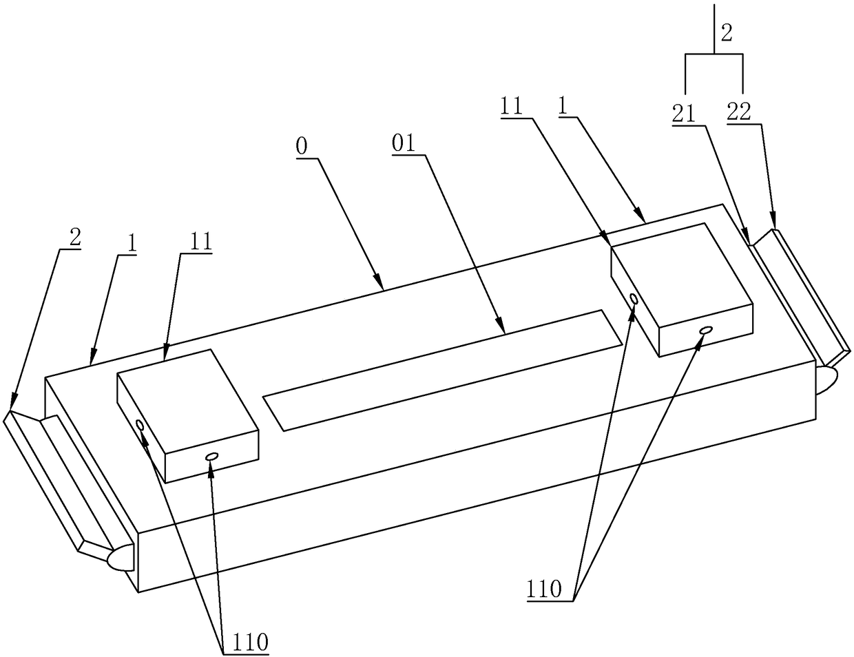 Electronic building block unit