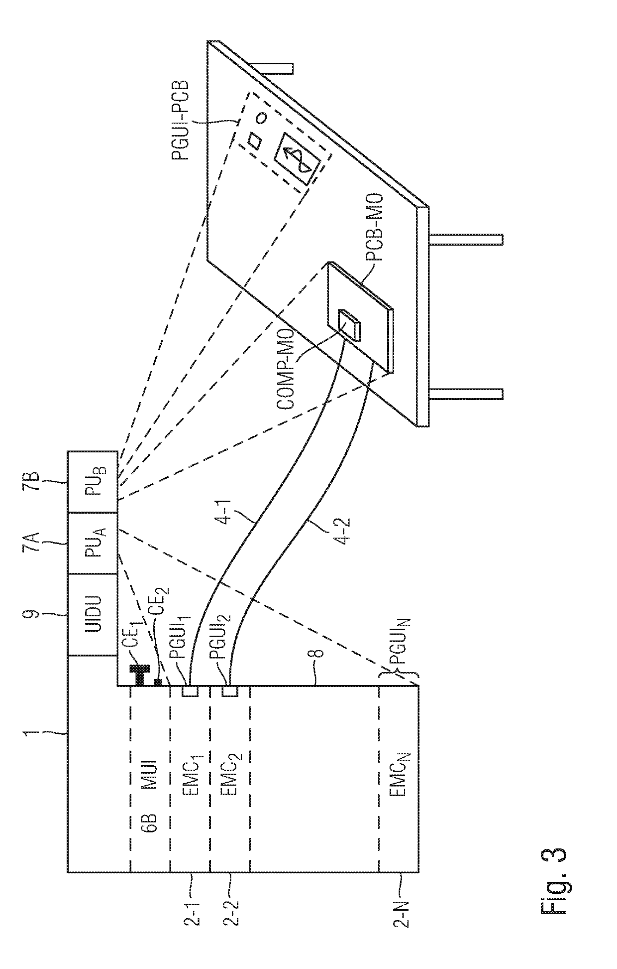 Measurement apparatus with projected user interface