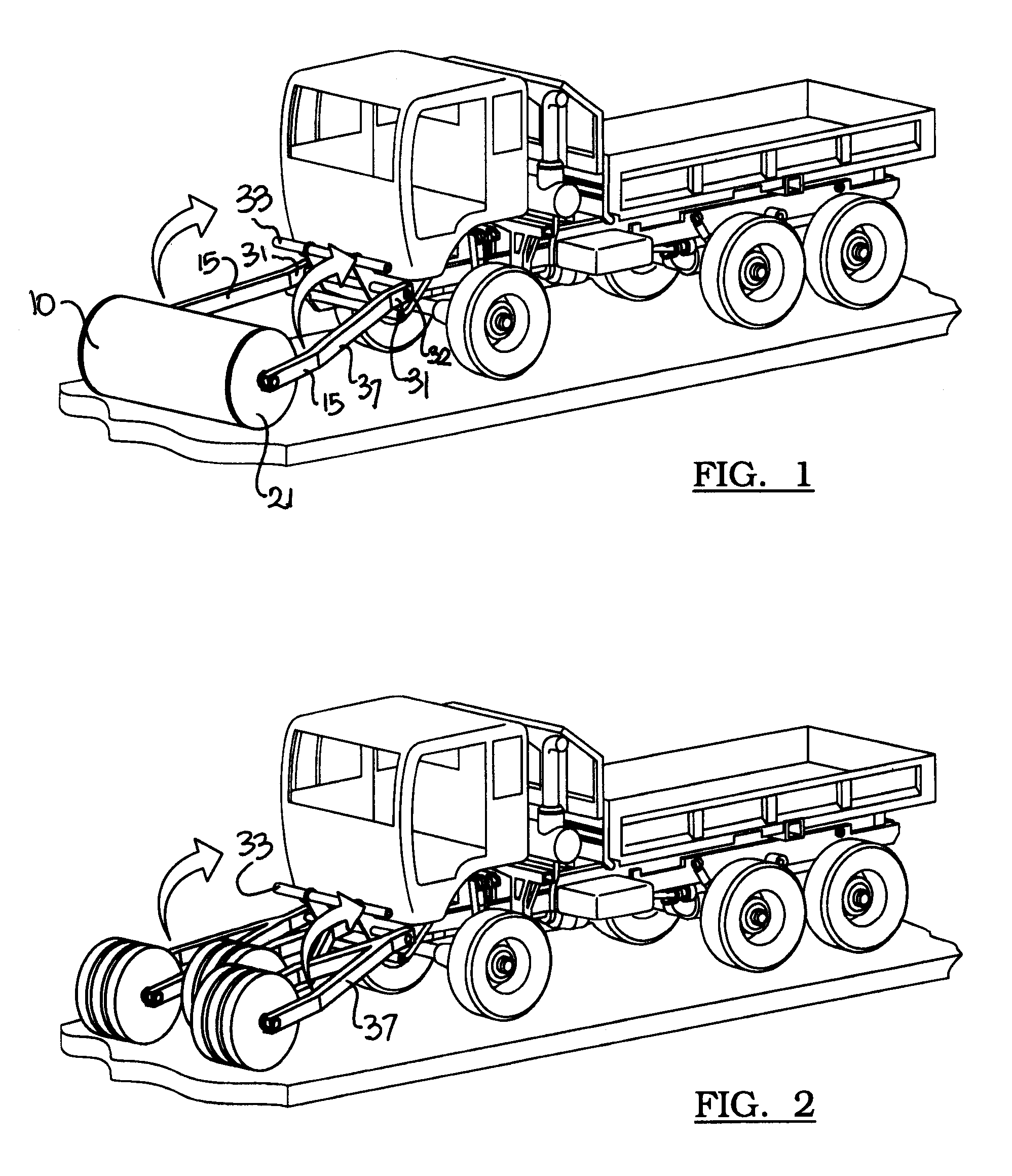 Vibratory countermine system and method