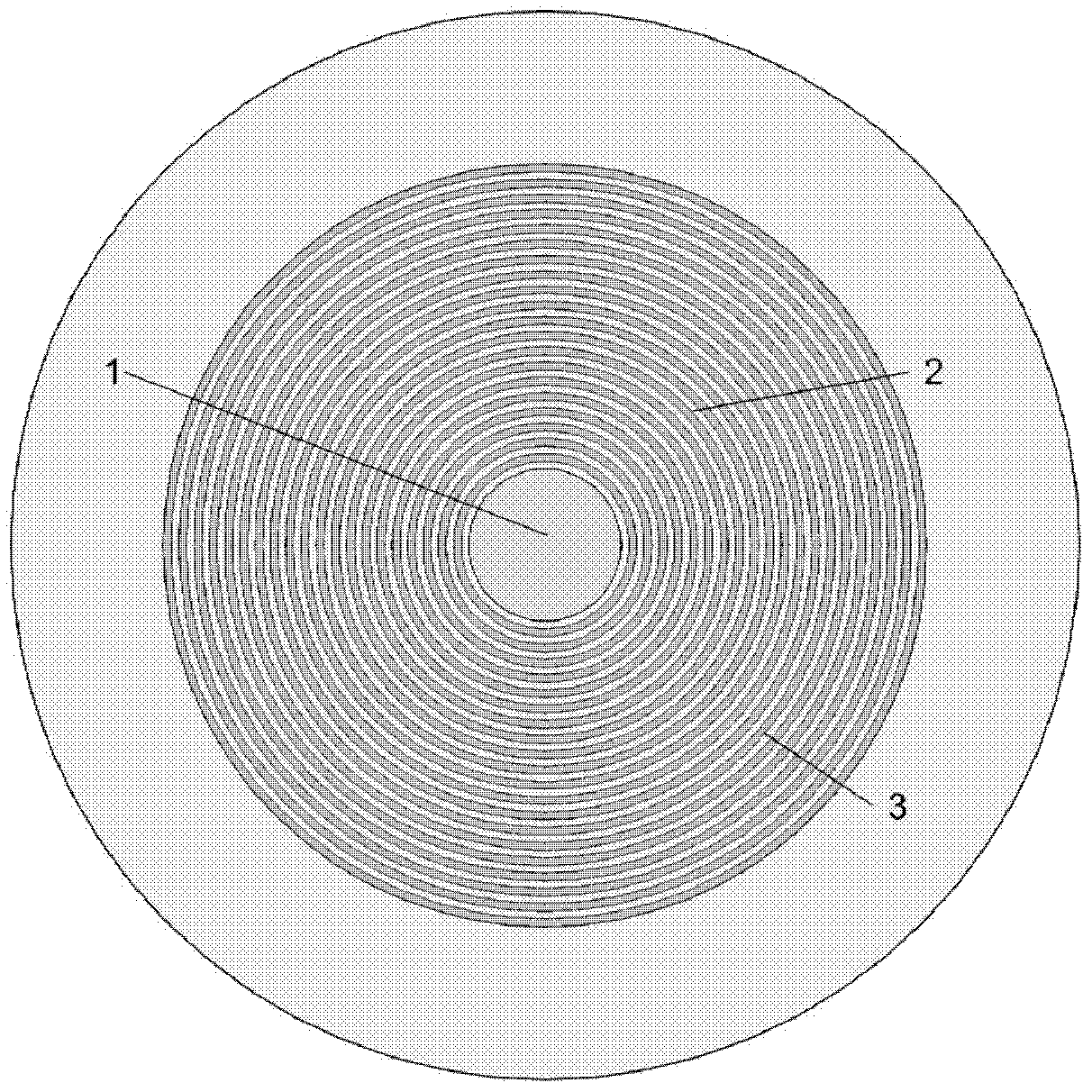 Single crystal fiber with Bragg structure cladding and manufacturing method thereof