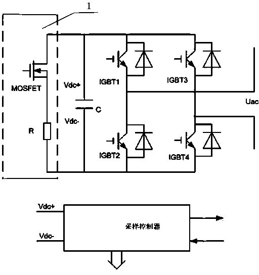 Chained SVG module voltage-equalizing control method and circuit